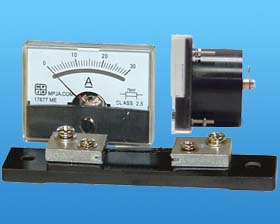 0-30ADC CLASS 2.5 ANALOG PANEL METER/SHUNT